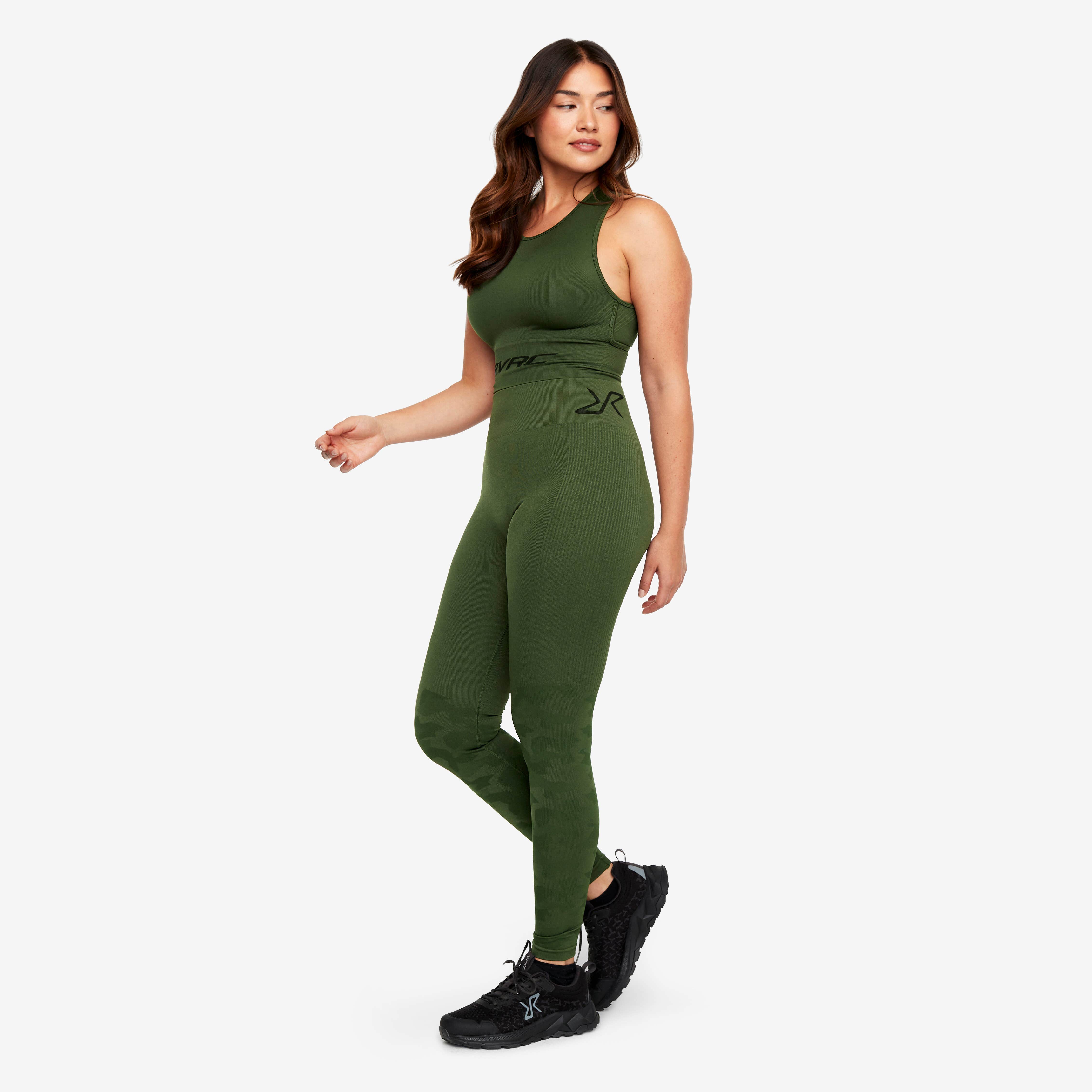 Descent Seamless Tights Femme Green