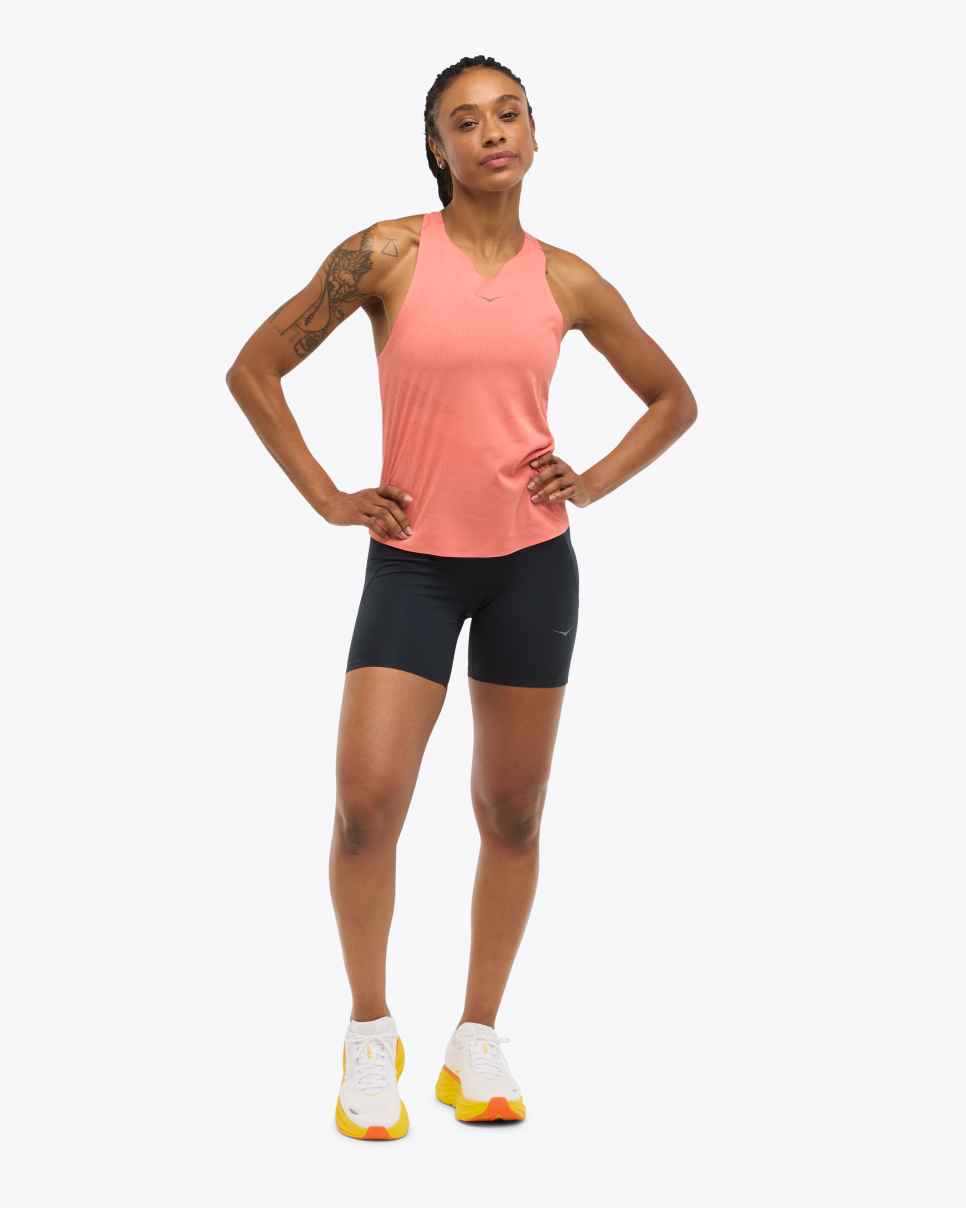 Race Day Singlet Grapefruit