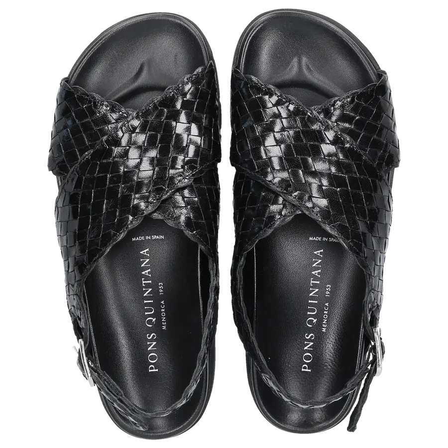 Pons Quintana - Sandalen CAIMAN Kalbsleder - schwarz