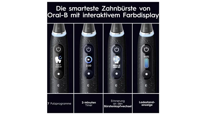 Oral-B Elektrische Zahnbürste iO Series 10 Cosmic Black schwarz
