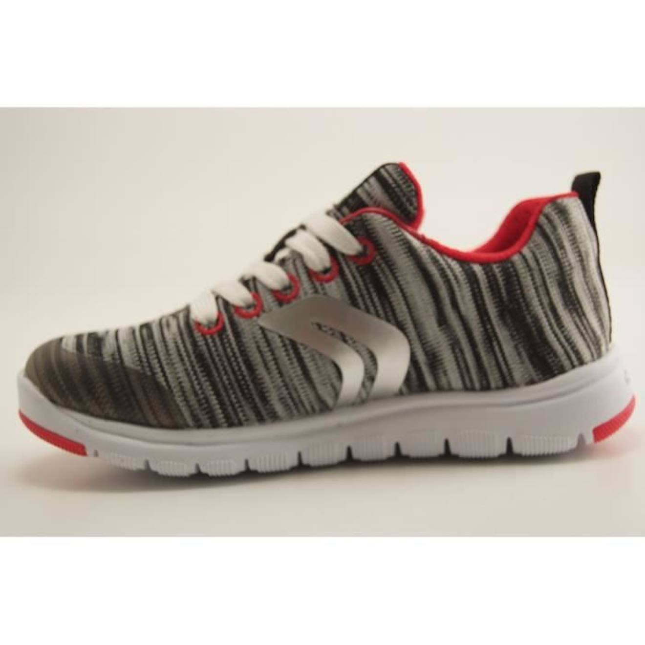 GEOX Enfants-J XUNDAY BL-TRAINING LACET-GRIS CLAIR gris