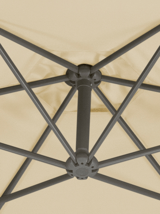 Schneider Schirme Schneider Ampelschirm Genua, ca. 300 cm Ø,natur