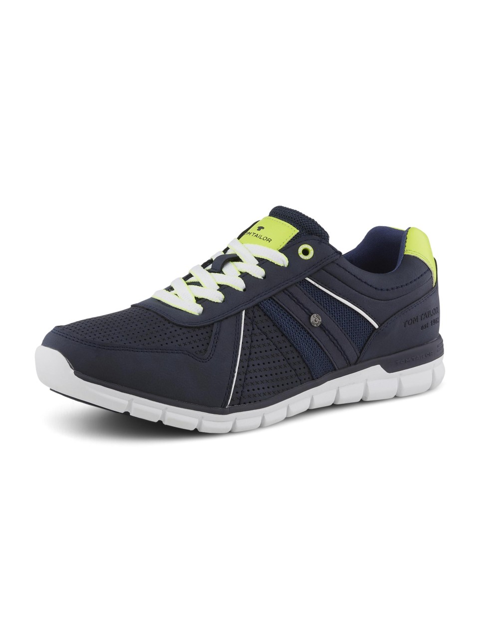 TOM TAILOR Komfort Schnürer bunt navy