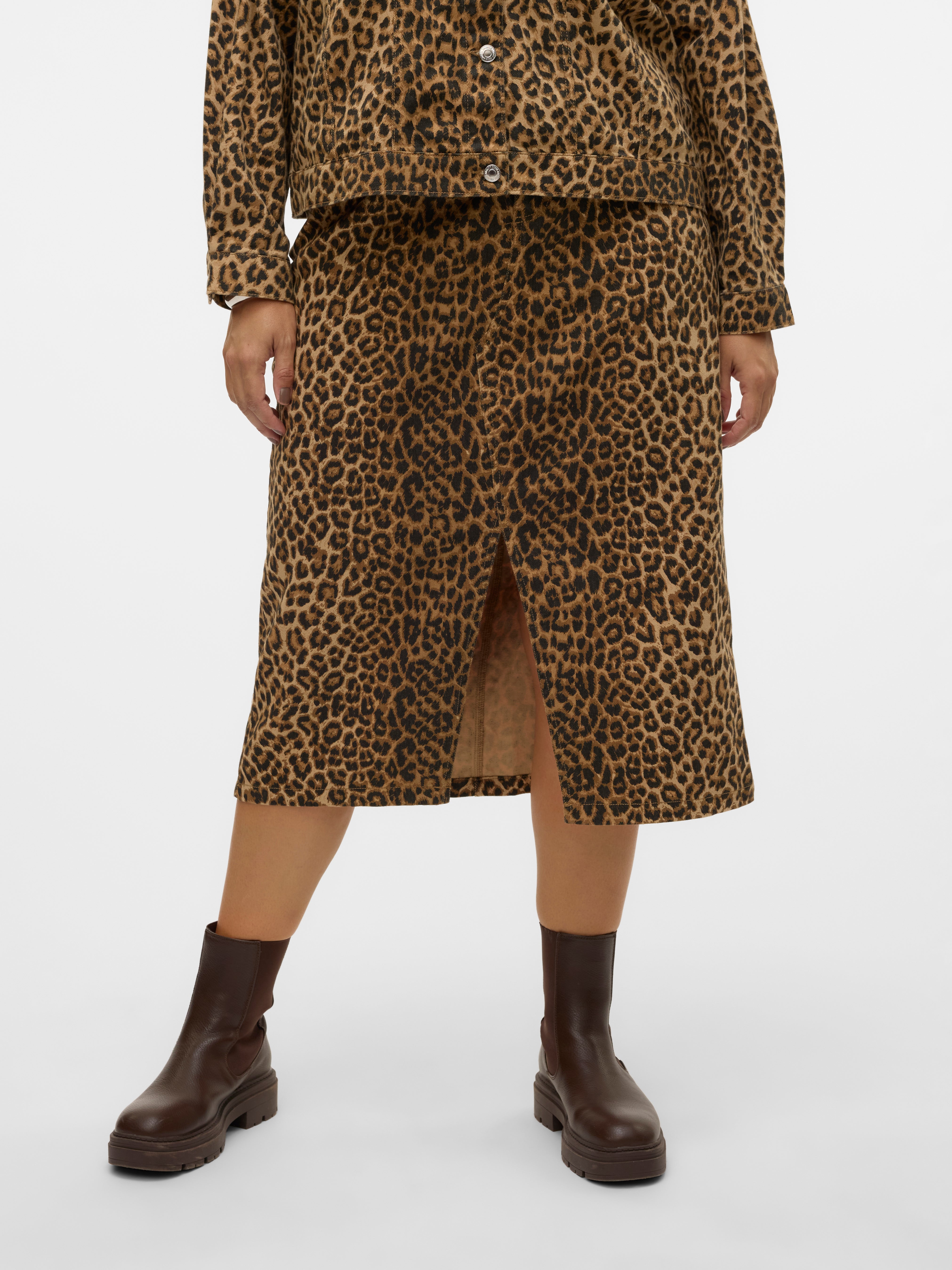 VMCVERI Hohe Taille Langer Rock