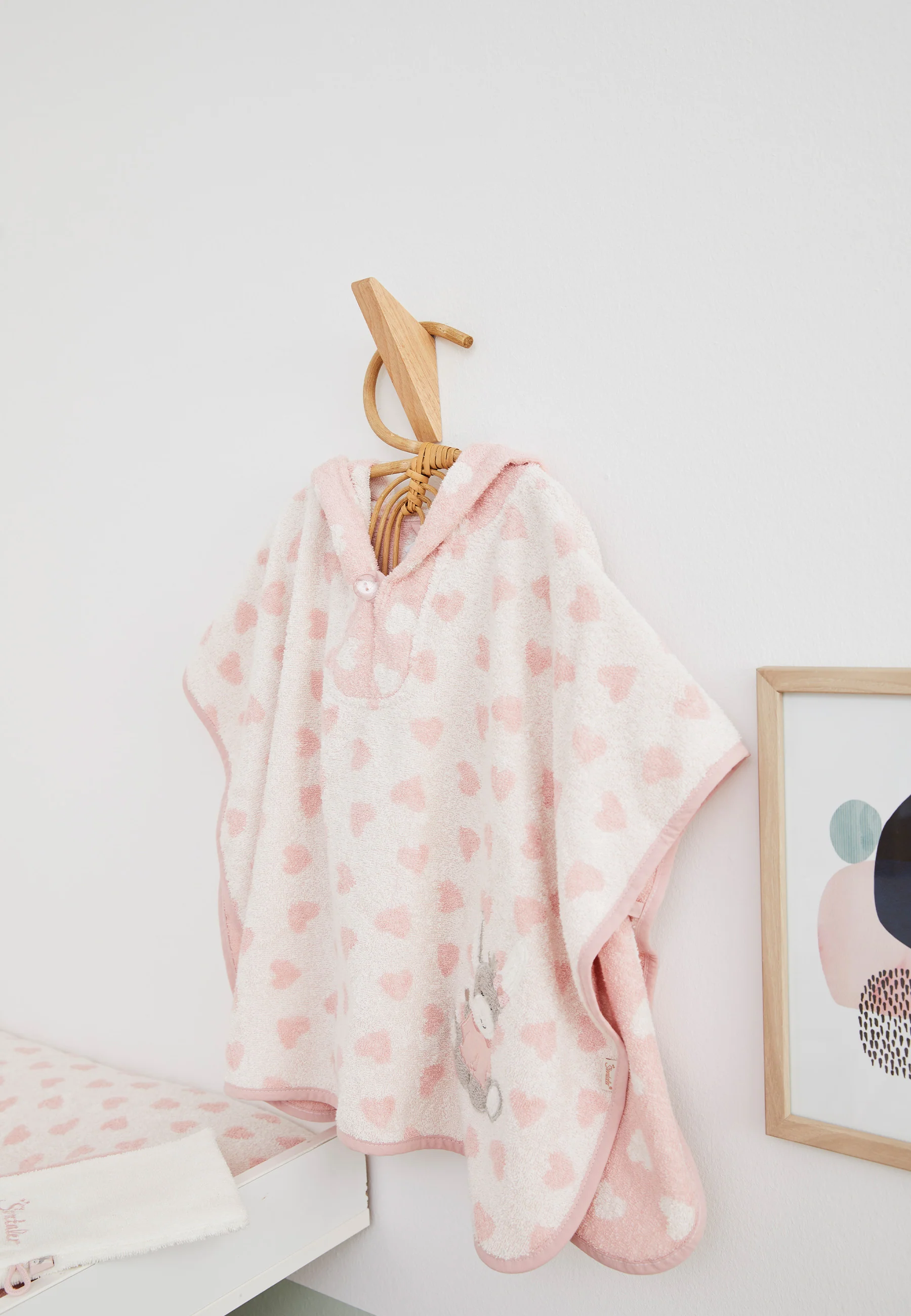 Badeponcho Esel Emmi Girl in rosa
