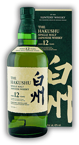 Suntory The Hakushu Single Malt 12 Years Suntory The Hakushu Single Malt 12 Years Ein ausgewogener, frischer und knuspriger, einzigartiger Single Malt. Alter 12 J. - 0,7	 Liter - Vol 43%