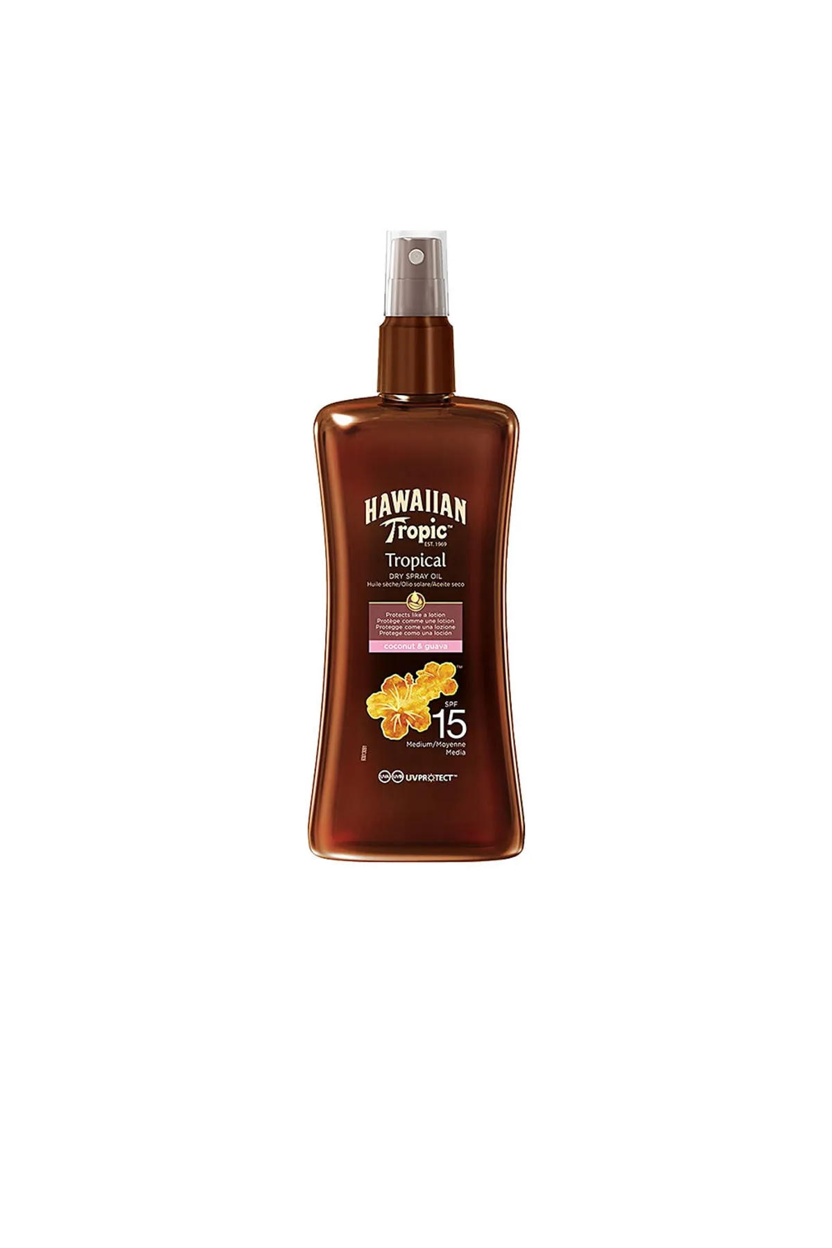 Hawaiian Tropic  Kokosnuss & Guave Trockenöl Spf15 Spray Hawaiian Tropic 200 ml