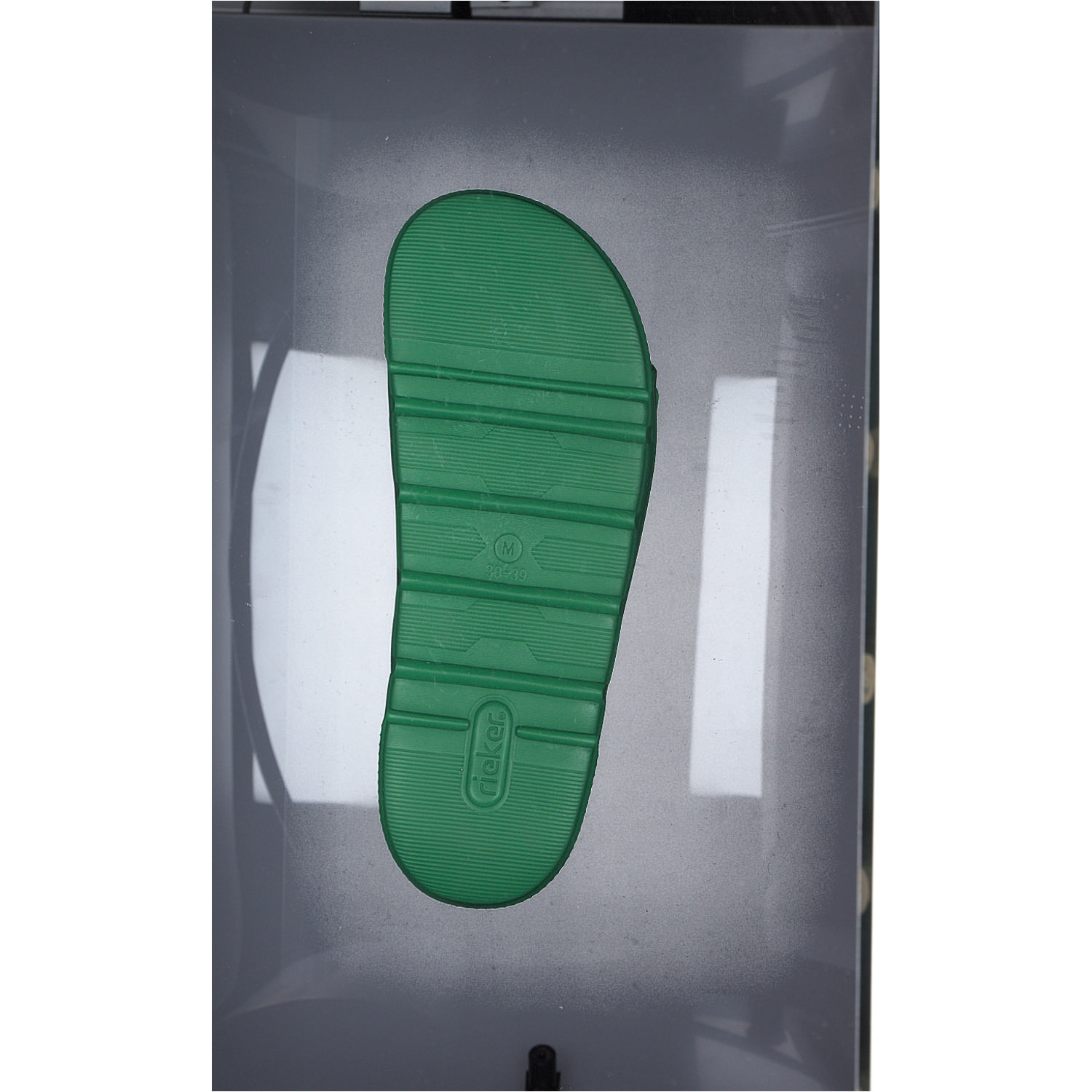 Rieker P2180, Plateau-Pantoletten, Damen, apple