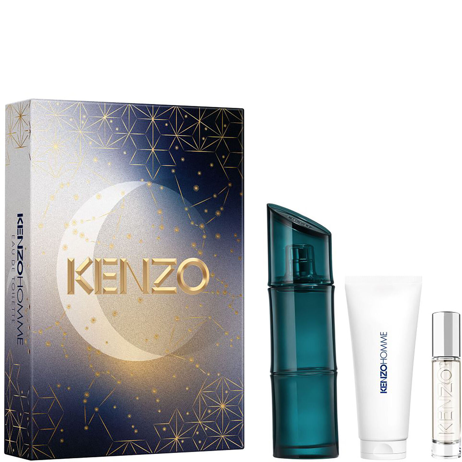 Kenzo Kenzo Homme Coffret Eau de Toilette 110 ml + Gel Douche 75 ml + Vaporisateur de Voyage 10 ml
