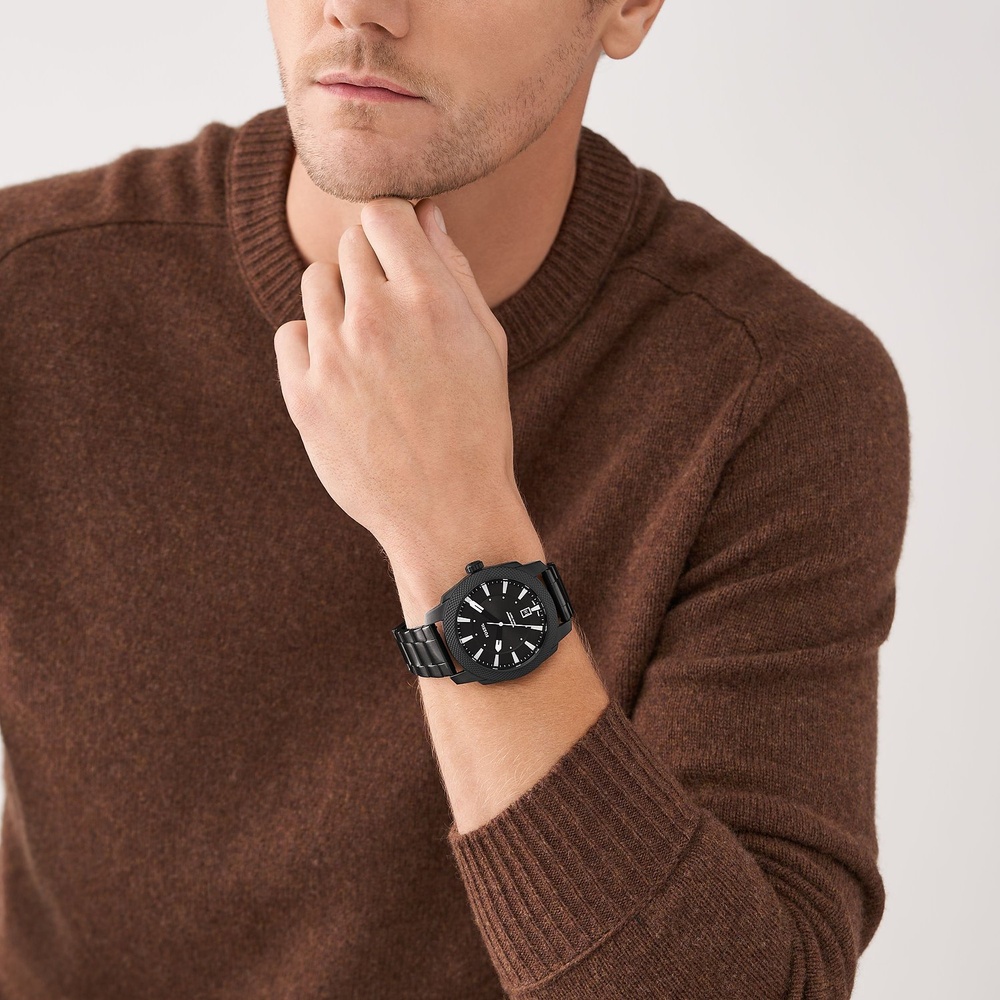 Fossil Montre pour hommes Acier inoxydable Montre
