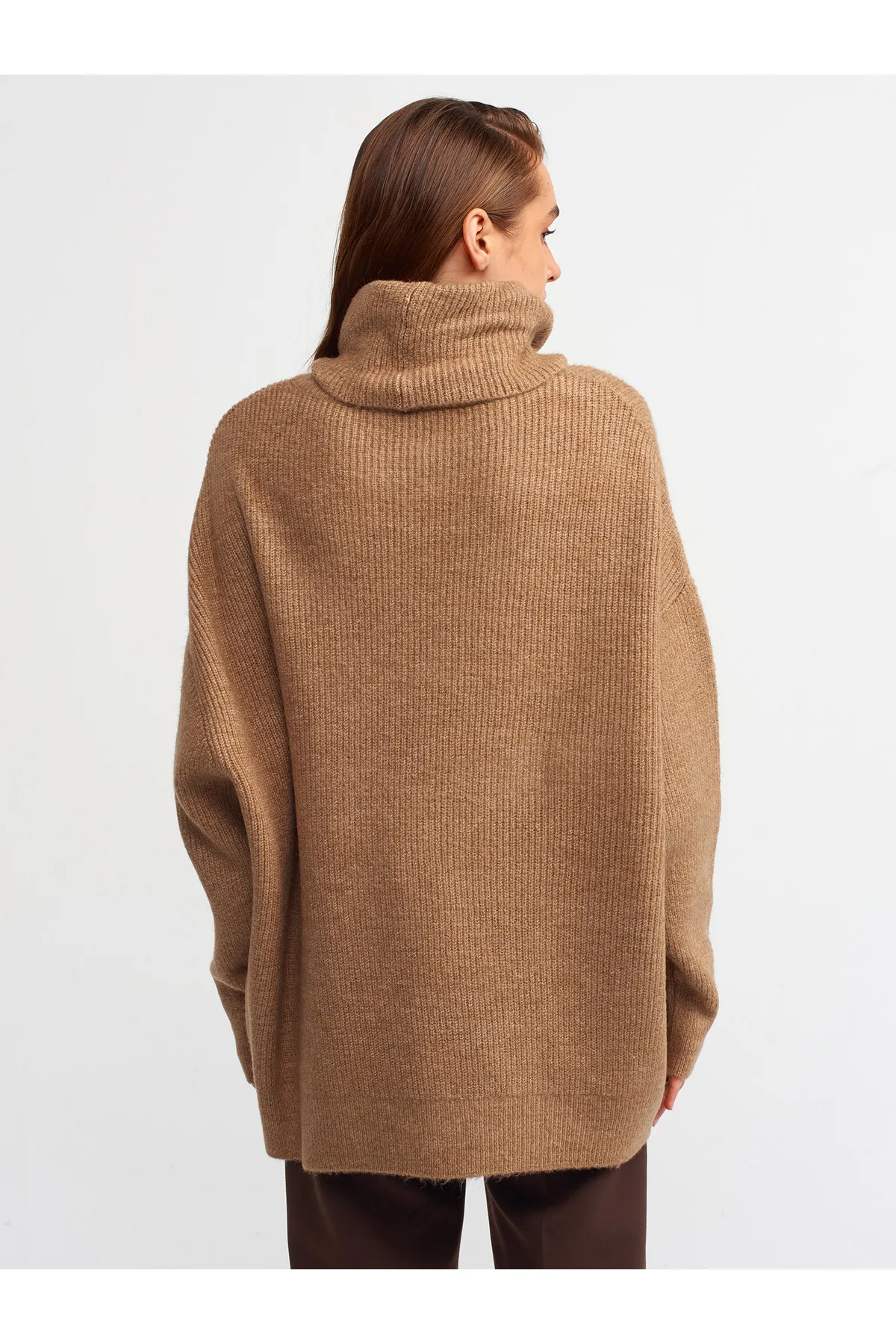 Dilvin  2268 Rollkragenpullover in Karamell