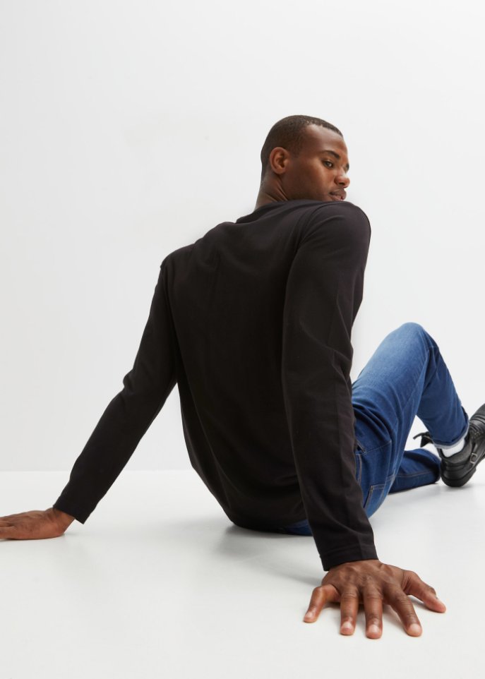 Essential Seamless-Langarmshirt aus Bio-Baumwolle
