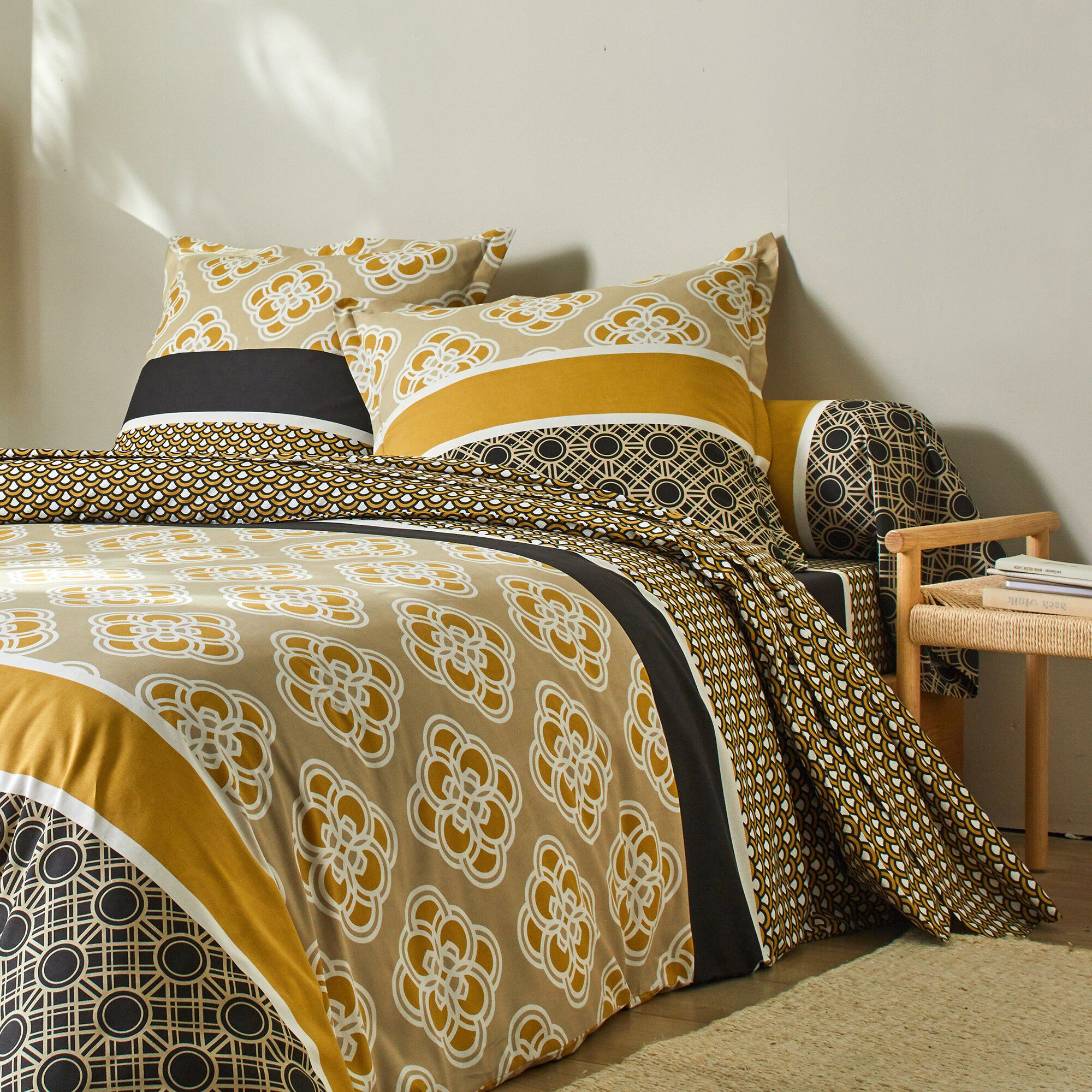 Linge de lit Achille en coton