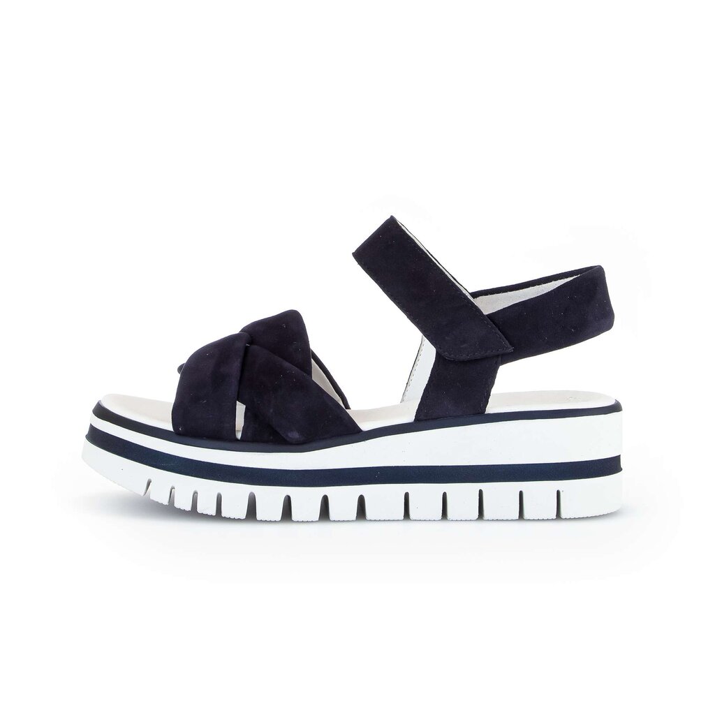 Gabor fashion Plateau Sandale blau