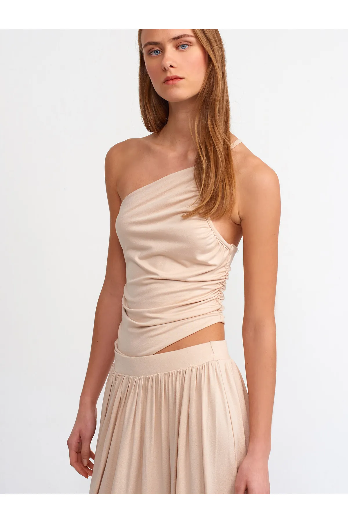 Dilvin  Kleid - Beige - A-Linie