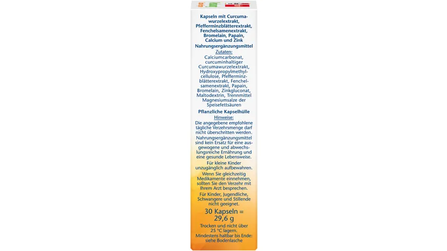 Doppelherz Verdauung Curcuma + Enzyme