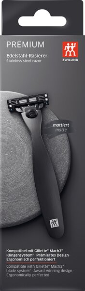 ZWILLING Beauty Premium Edelstahl-Rasierer - black Rasierer