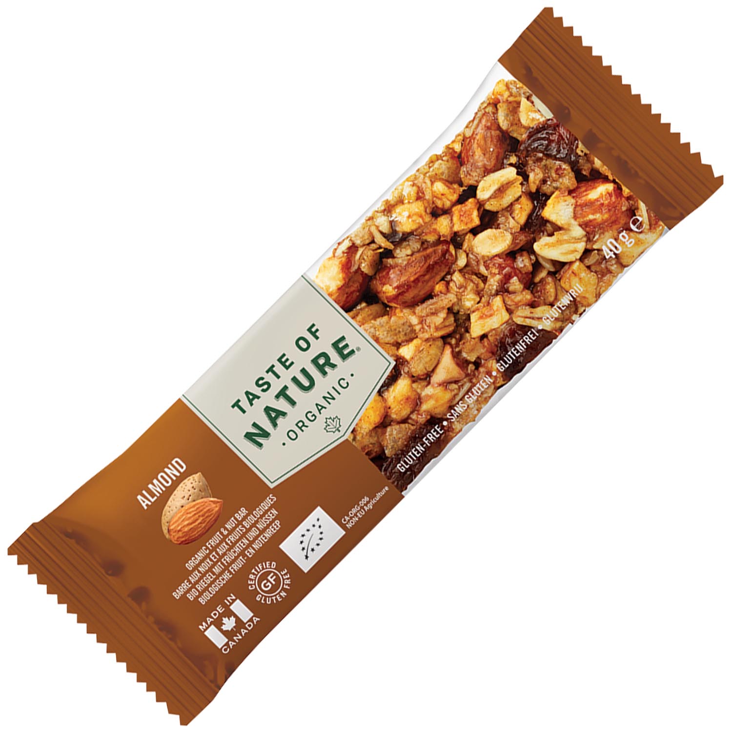 Taste of Nature Organic Almond Bio 40g