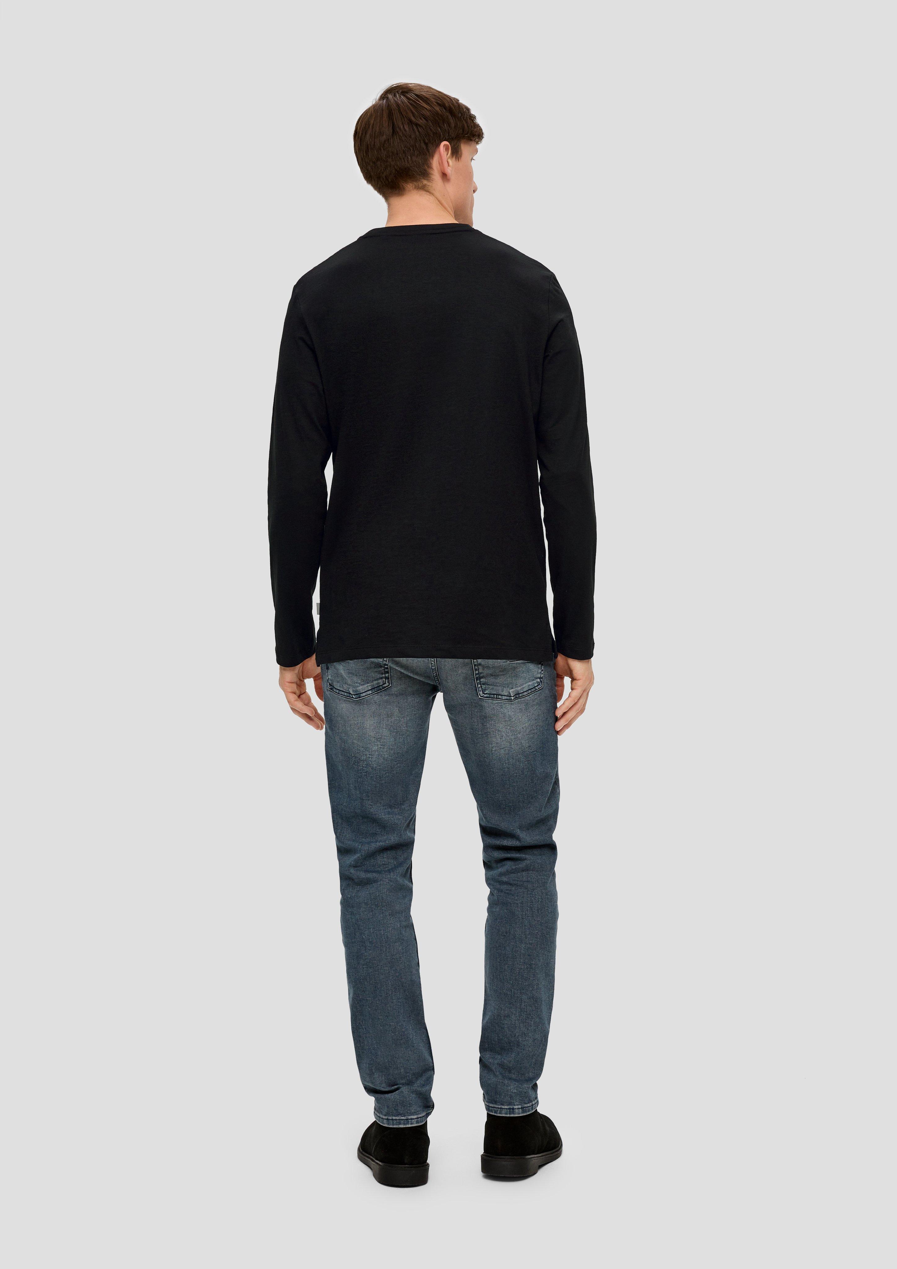 Longsleeve mit Flammgarnstruktur  2138668-9999