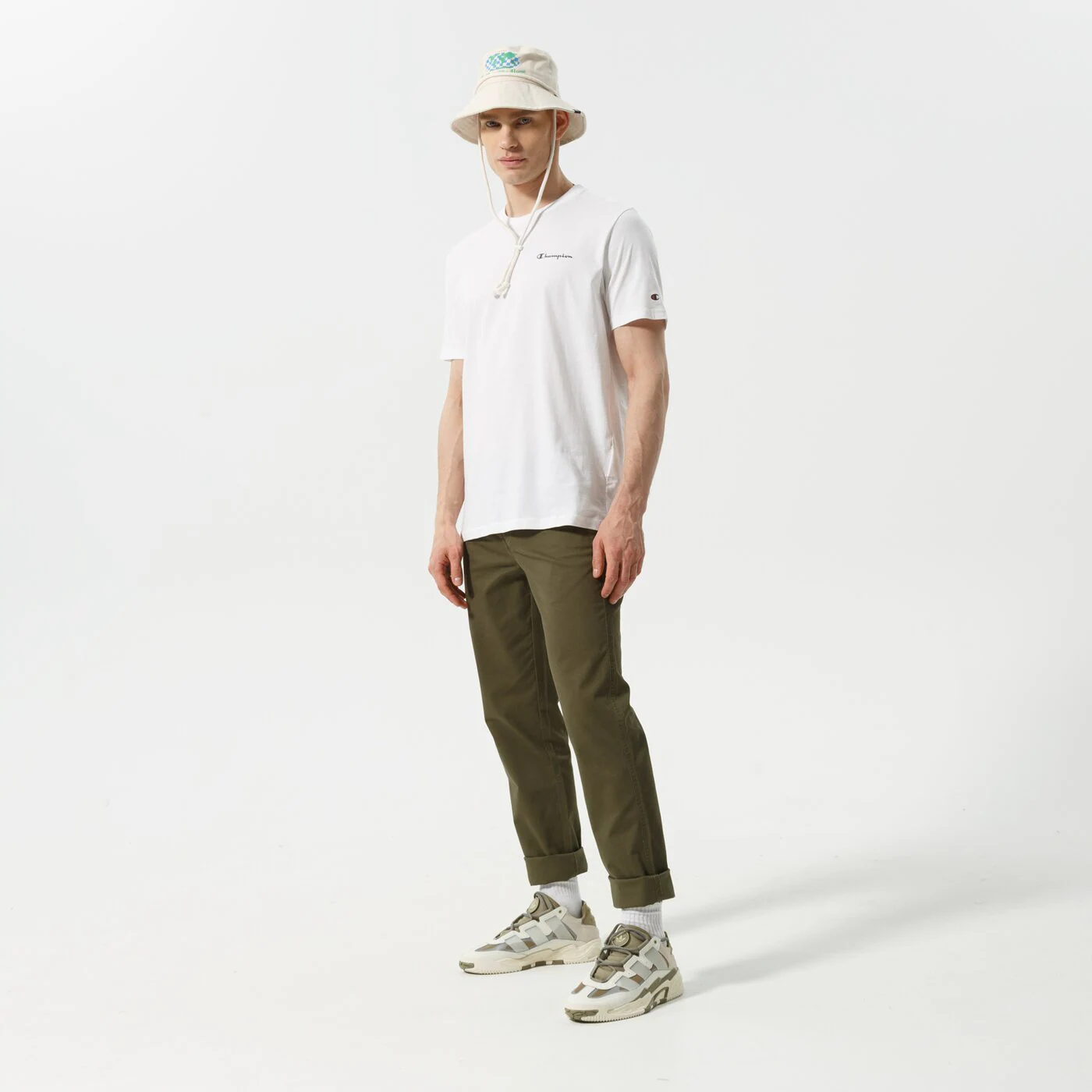 CHAMPION T-SHIRT CREWNECK T-SHIRT Weiß