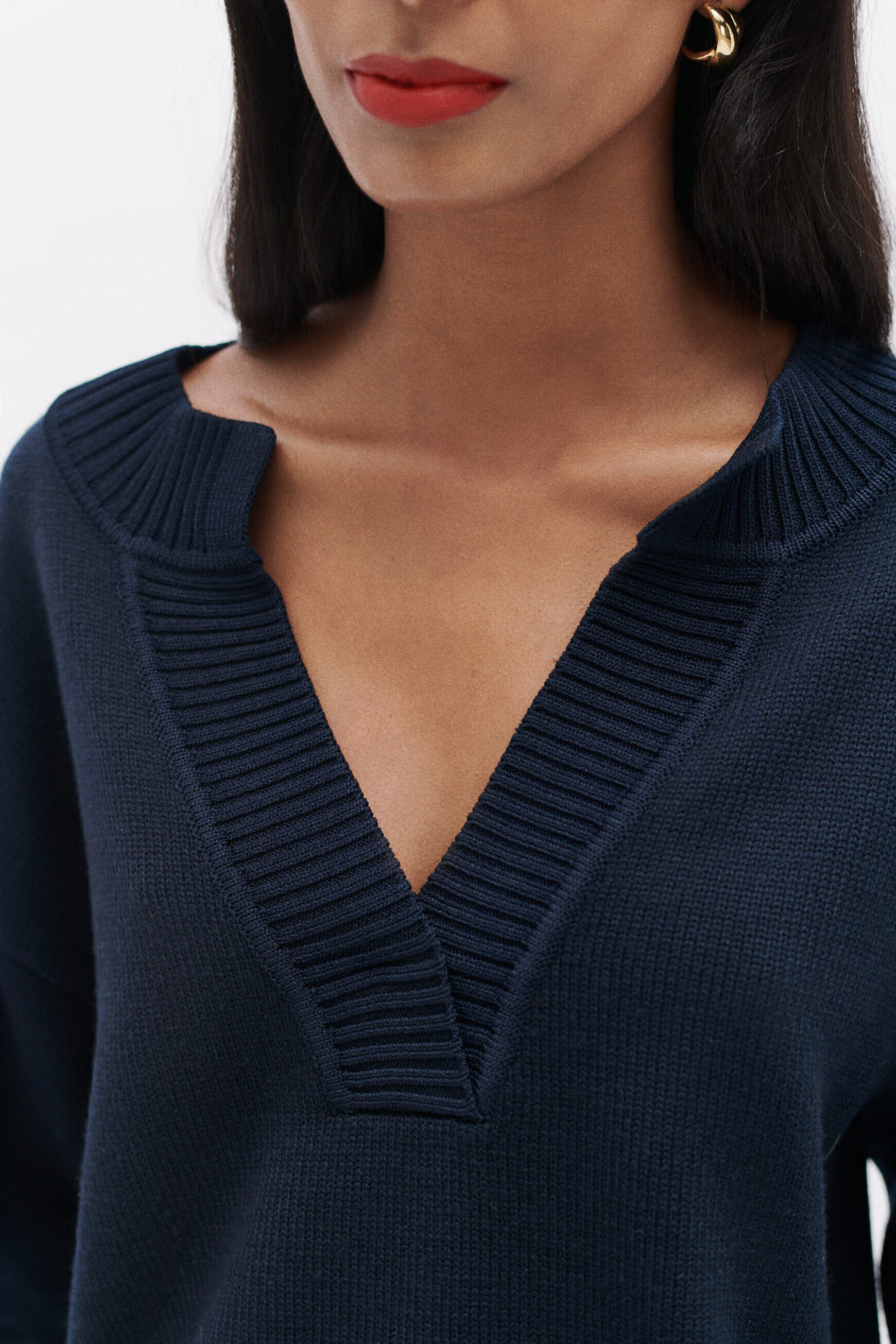 Pull marcie bleu marine femme