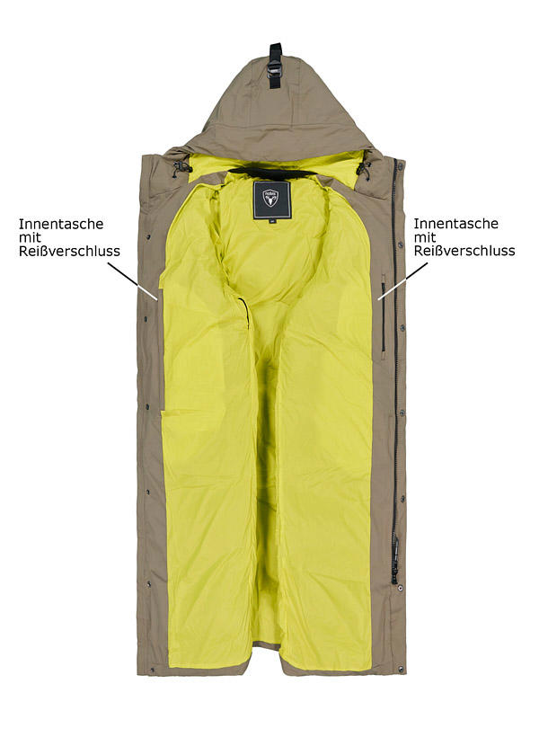 NOBIS, Hybrid Daunenmantel Granger, Mikrofaser wasserdicht, oliv