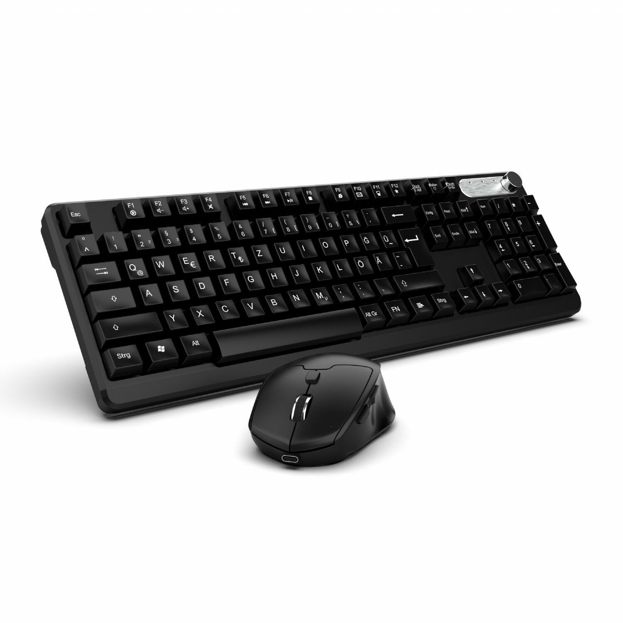 Inca IWS-549U Wiederaufladbare Tastatur und Maus set, wireless Set, Multimedia-Tastatur und Maus Set