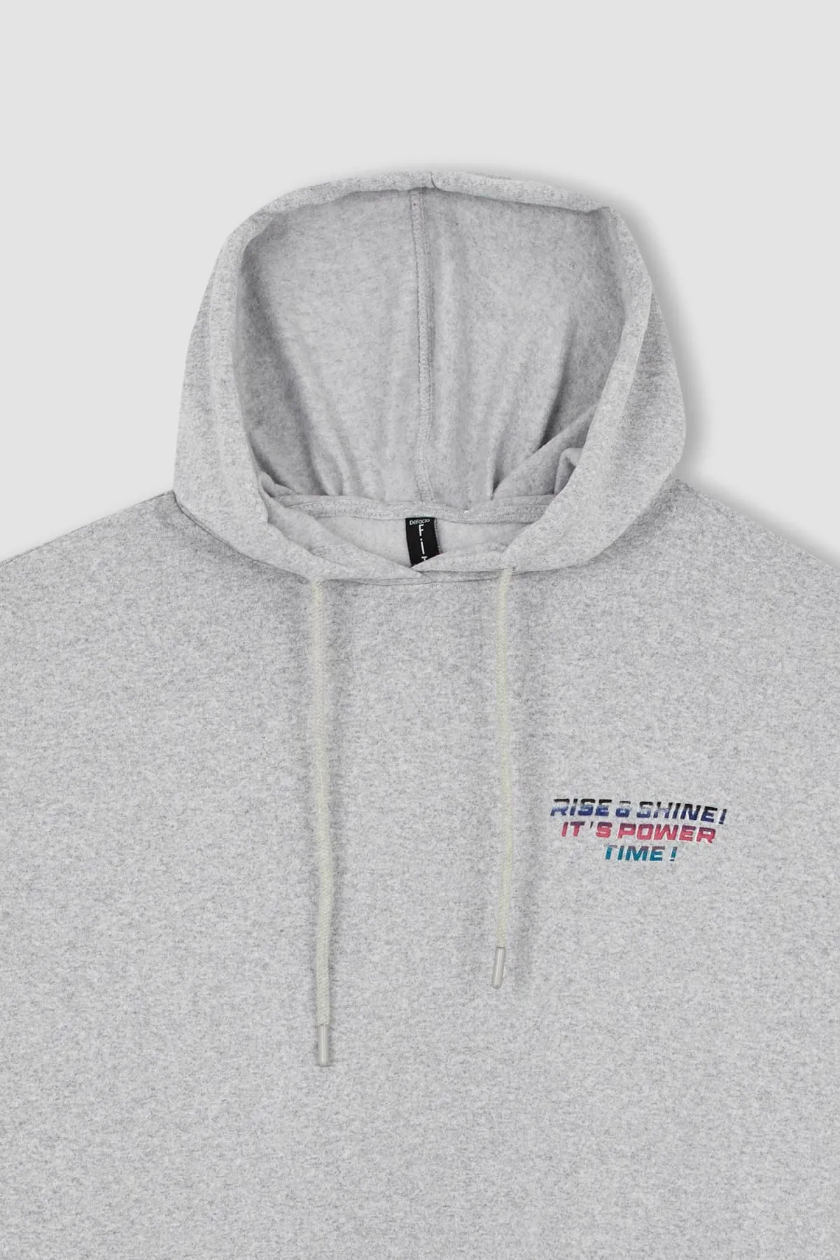 DeFacto  Weiches, flauschiges Sweatshirt mit Kapuze in Oversize-Passform