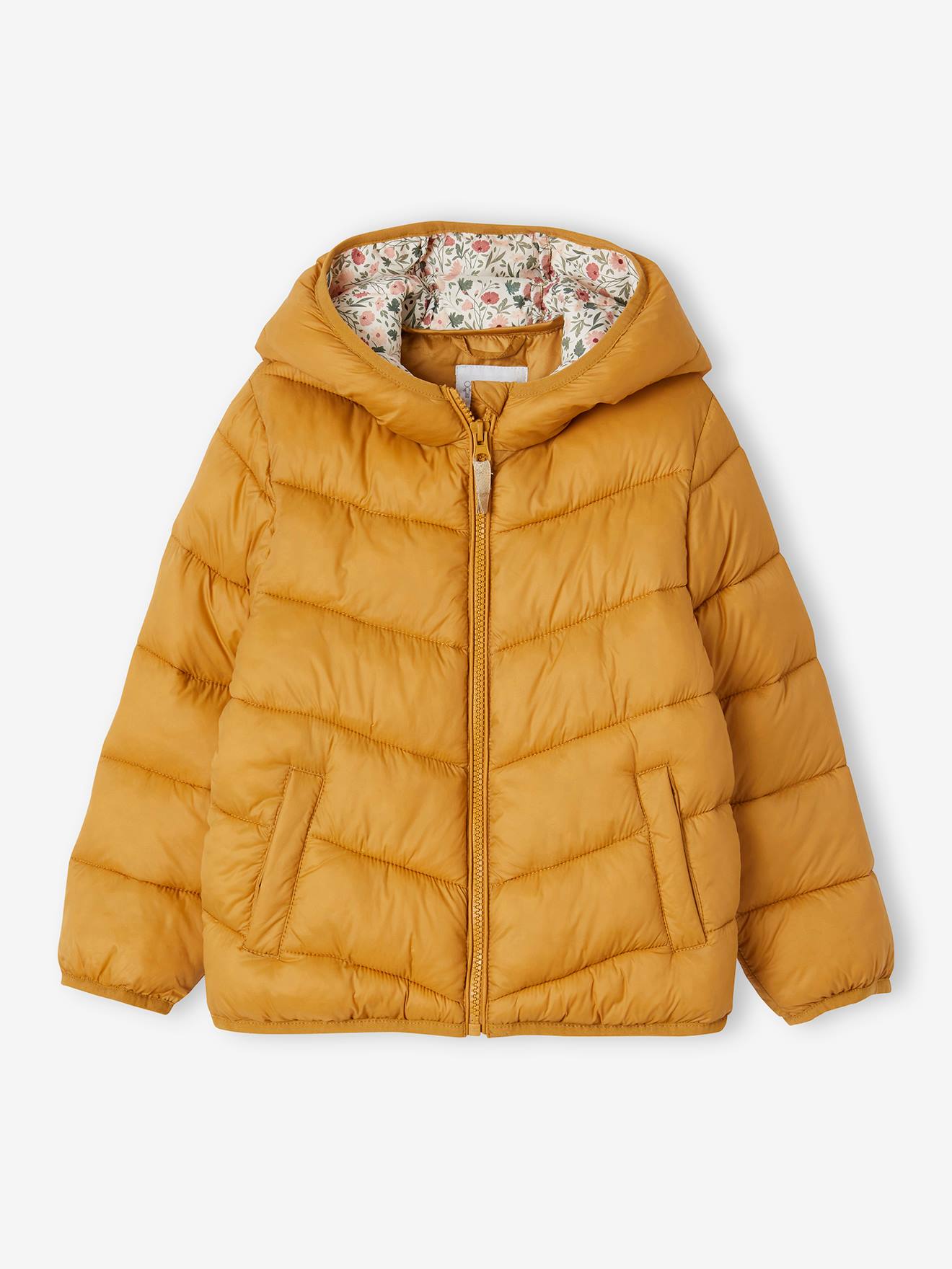 Vertbaudet Mädchen Light-Steppjacke mit Kapuze - blush