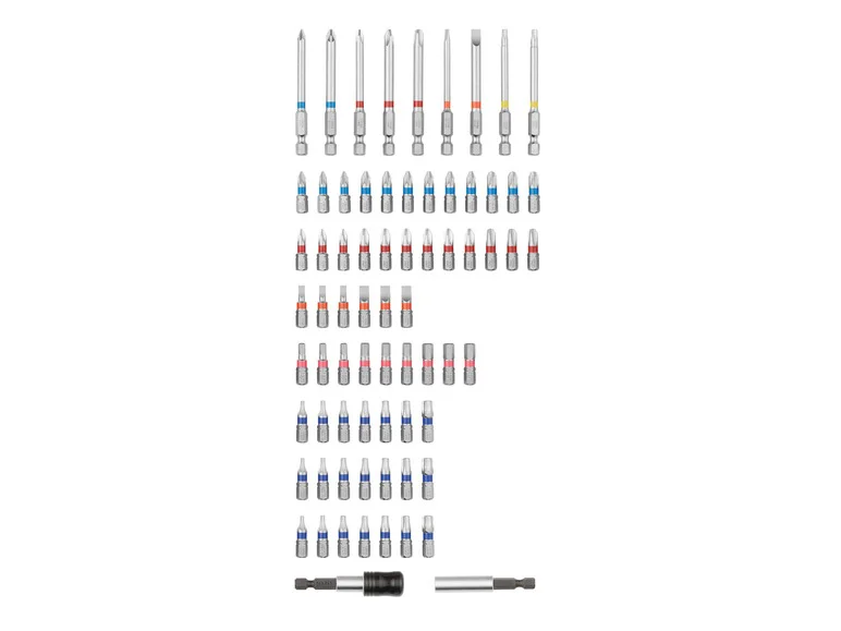Conjunto de bits lubrificados PARKSIDE®, conjunto de bits e soquetes PBS3 A2