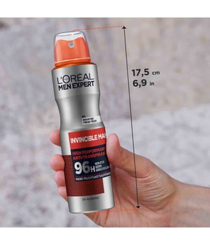 L'Oréal Men Expert Invincible Man Anti-Transpirant 96H Non-Stop Trockenschutz Deodorant Spray-150 ml