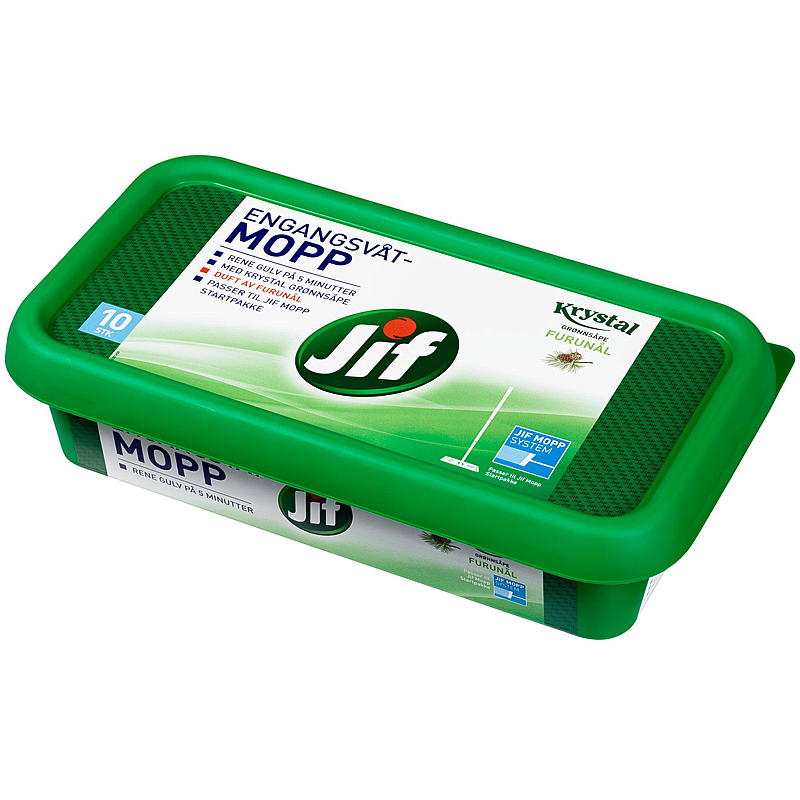Jif Engangsmopp 10-pk Jif Krystal Furunål