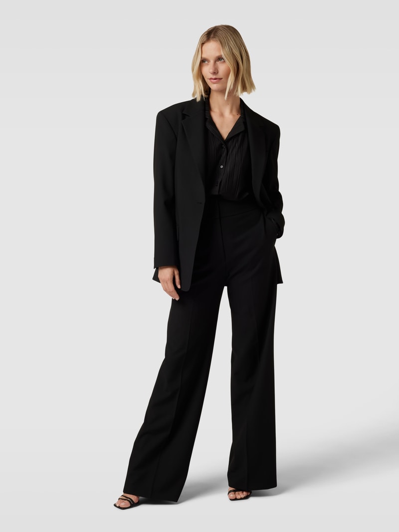Blazer mit Pattentaschen Modell 'Agura' in schwarz