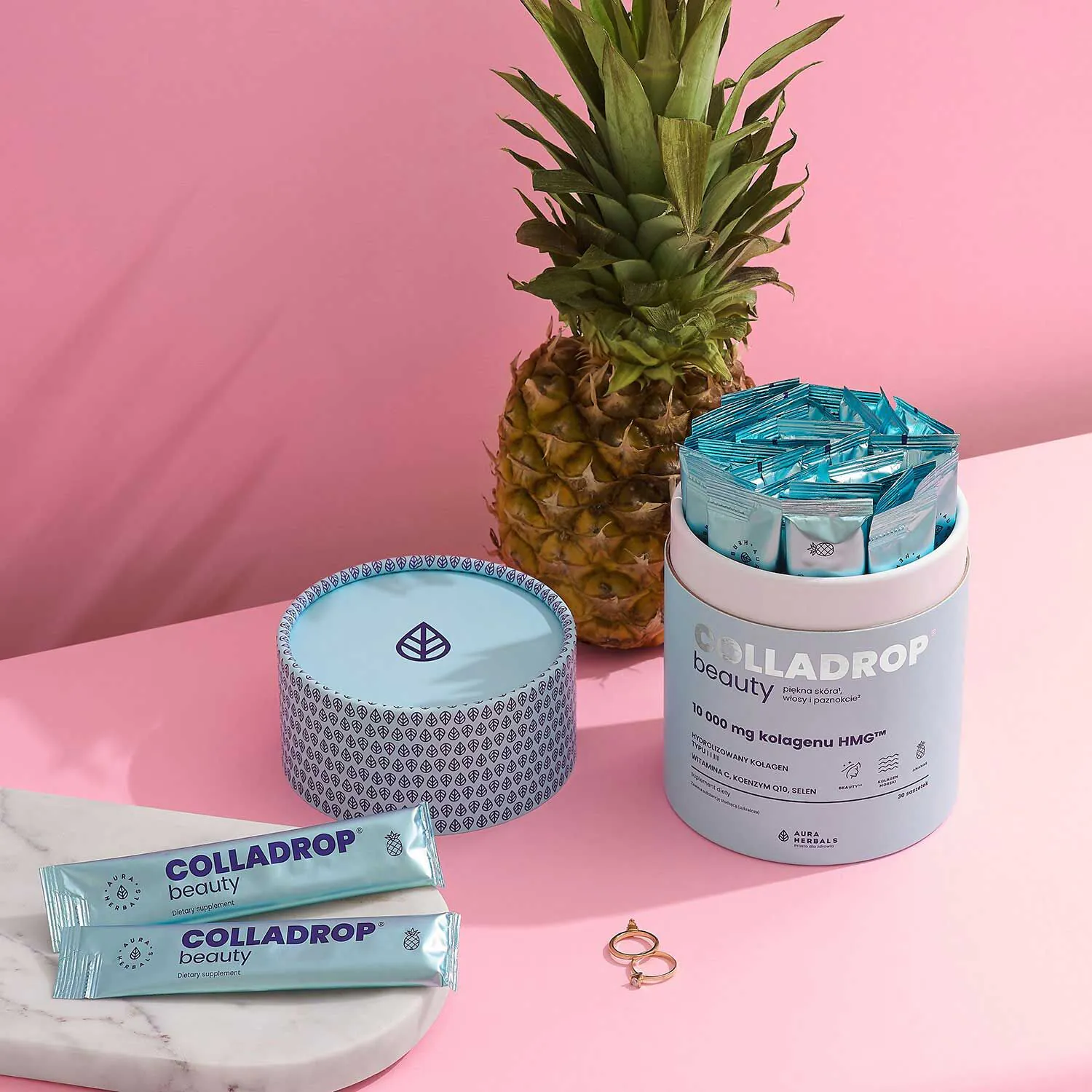 Colladrop Beauty Collagen HMG 10000 mg φακελάκια ανανά