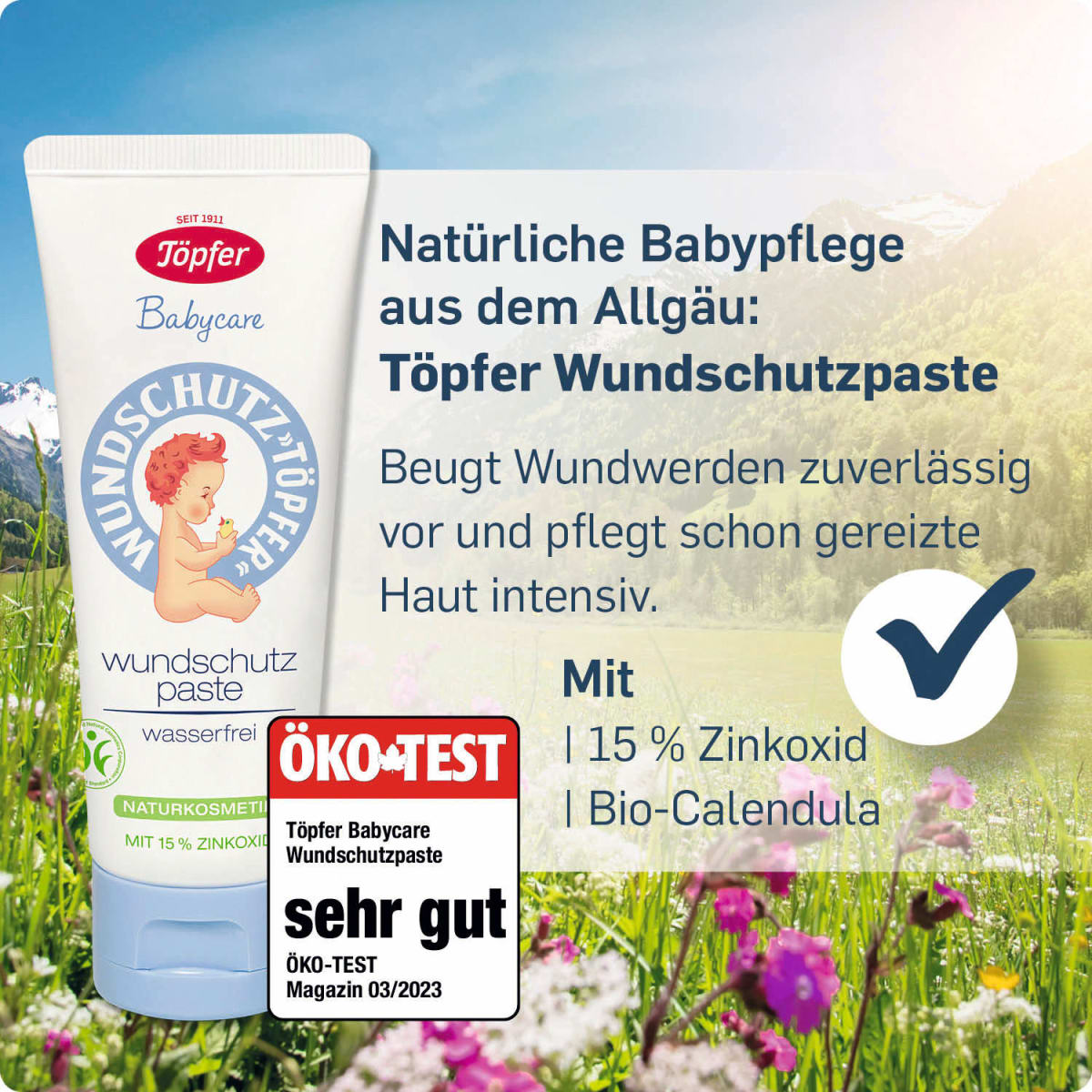 Wundschutzpaste Babycare, 75 ml