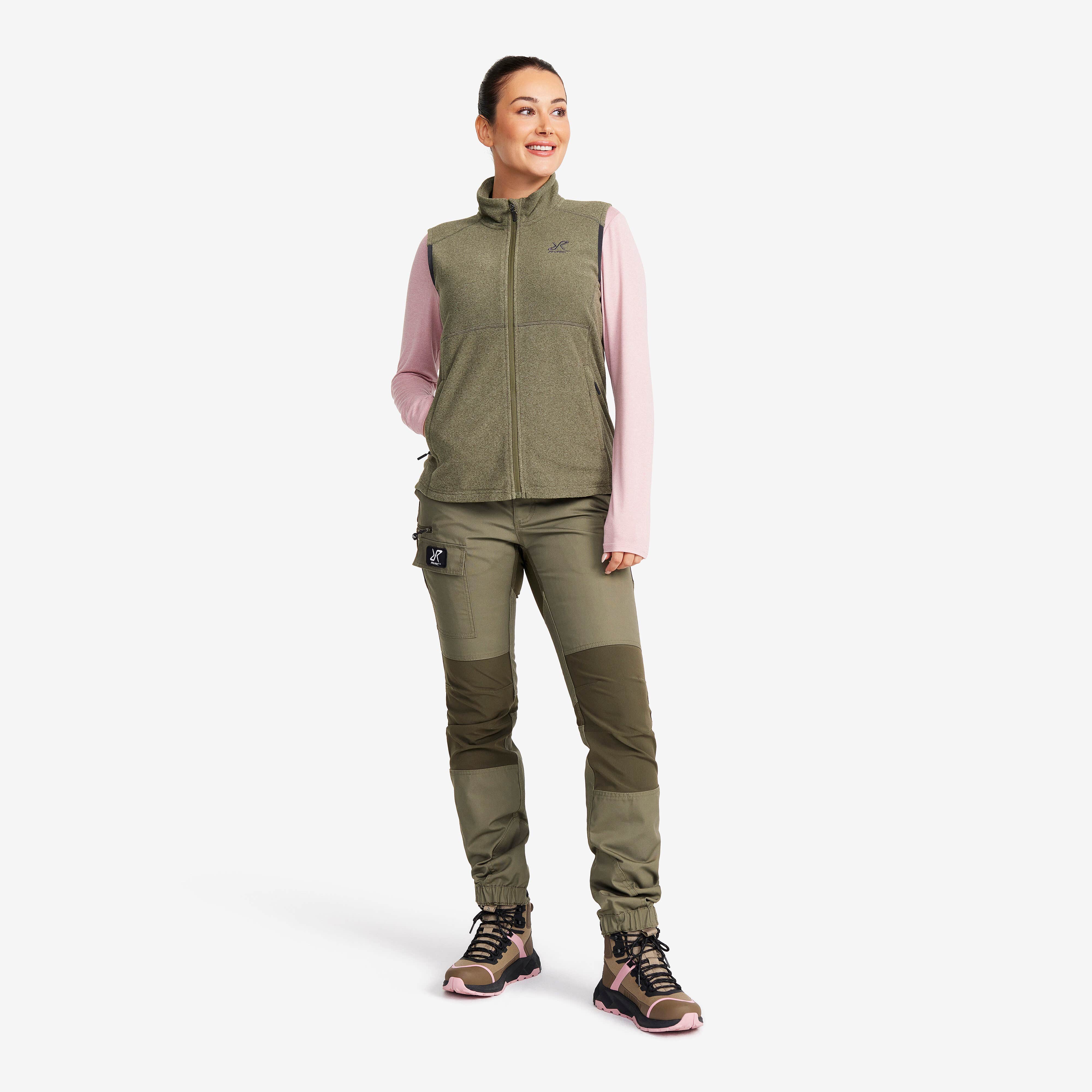 Essential Fleece Vest Femme Grape Leaf