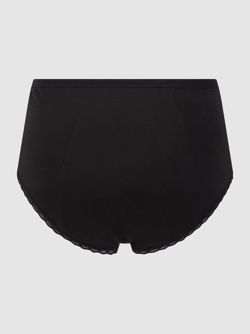 Periodenslip mit Stretch-Anteil in schwarz
