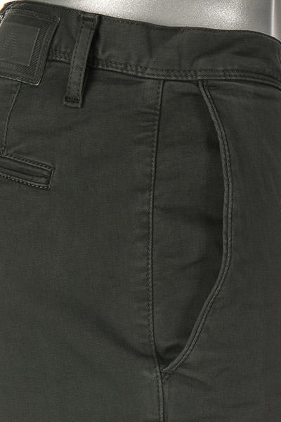 Alberto, Hose Rob, Slim Fit, Baumwolle T400®, militärgrün