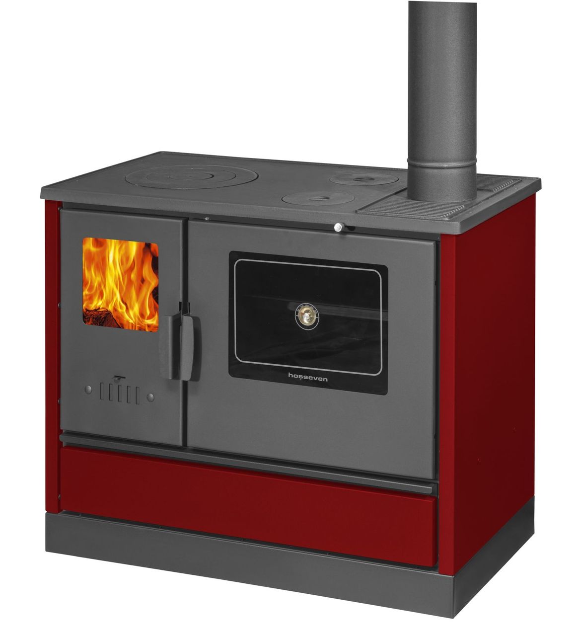Moeby24 Küchenofen Holzherd Kaminofen Herd Gusseisen 7,9KW BimSchV2 EEK A  150mm