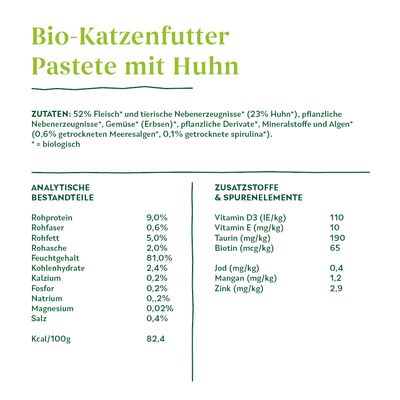 Sparpaket Yarrah Bio Pâté  12 x 400 g