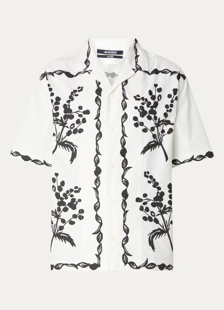 Camisa Jacquemus de corte regular com estampa.