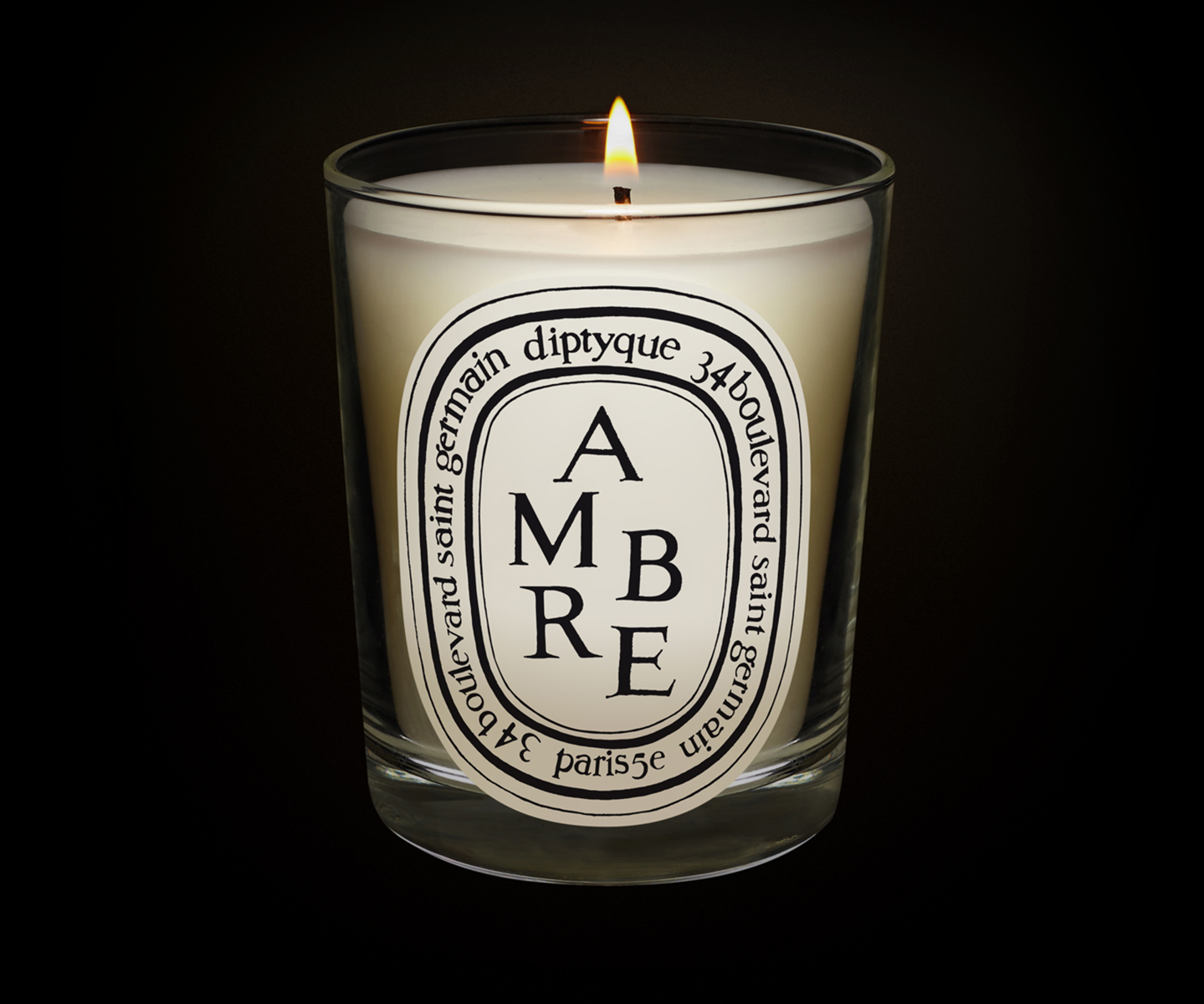 Ambre - Bougie modèle classique