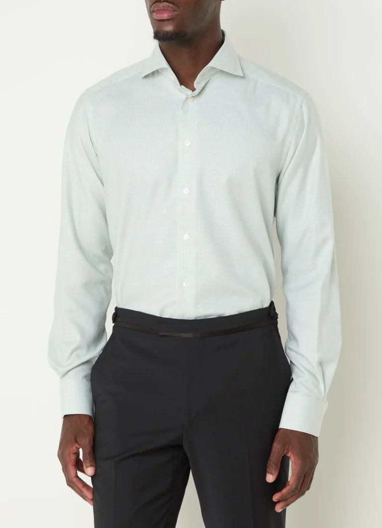 Košile Eton Slim fit s mikrovzorem