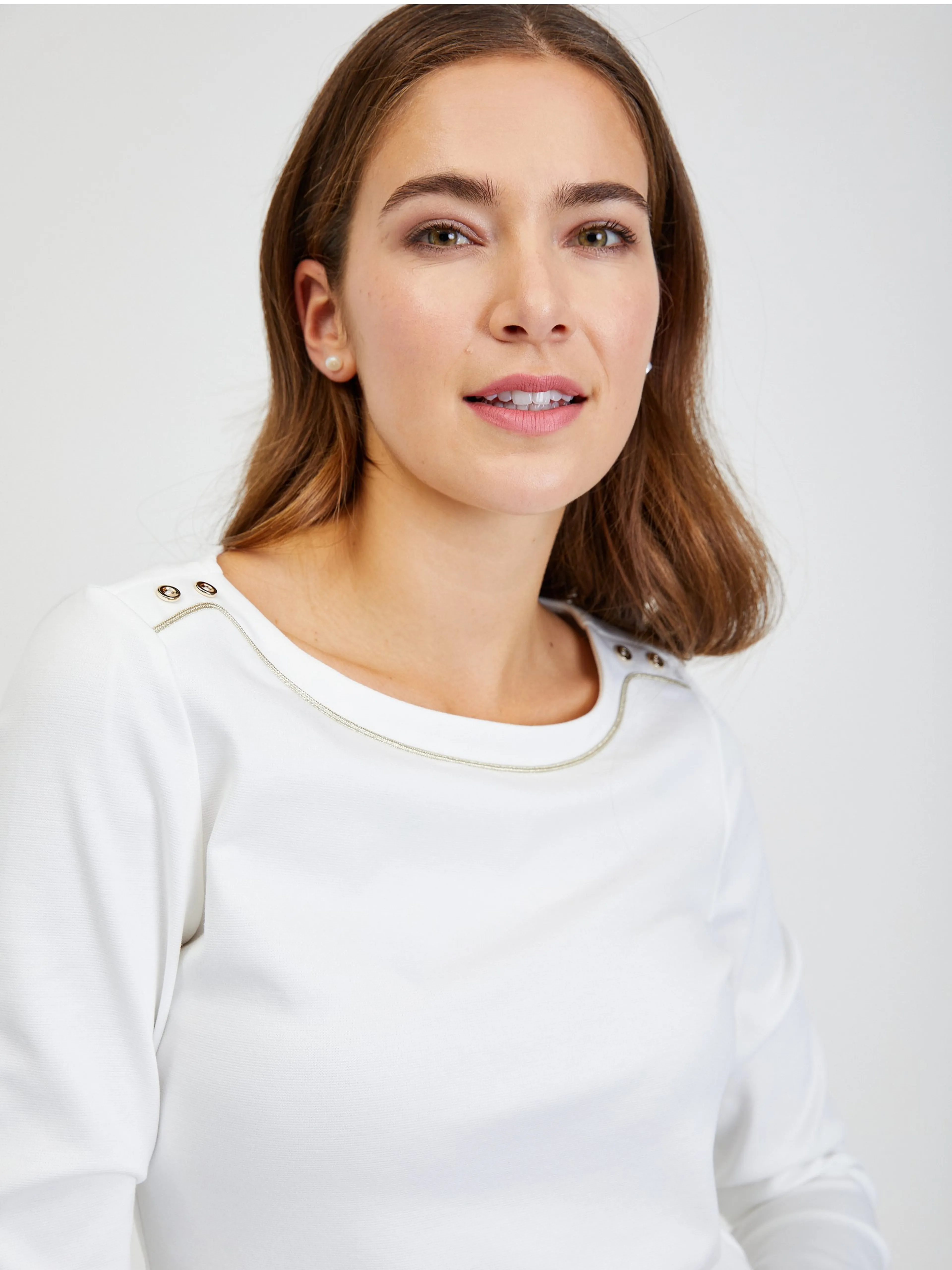 Weißes Damen T-Shirt ORSAY