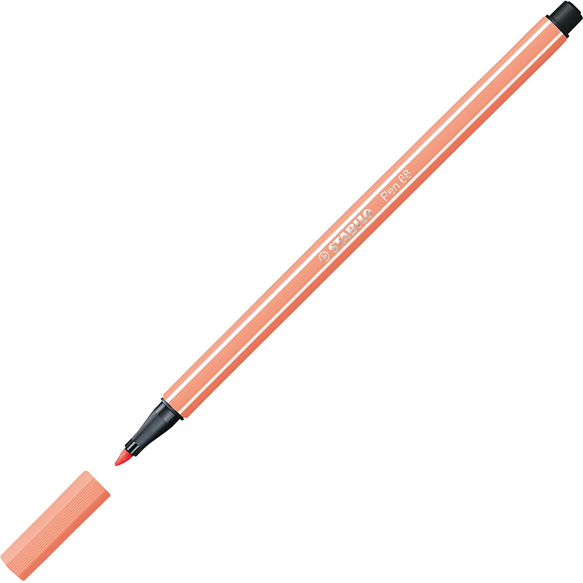 Premium-Filzstifte Pen 68 Pastell, 8 Farben