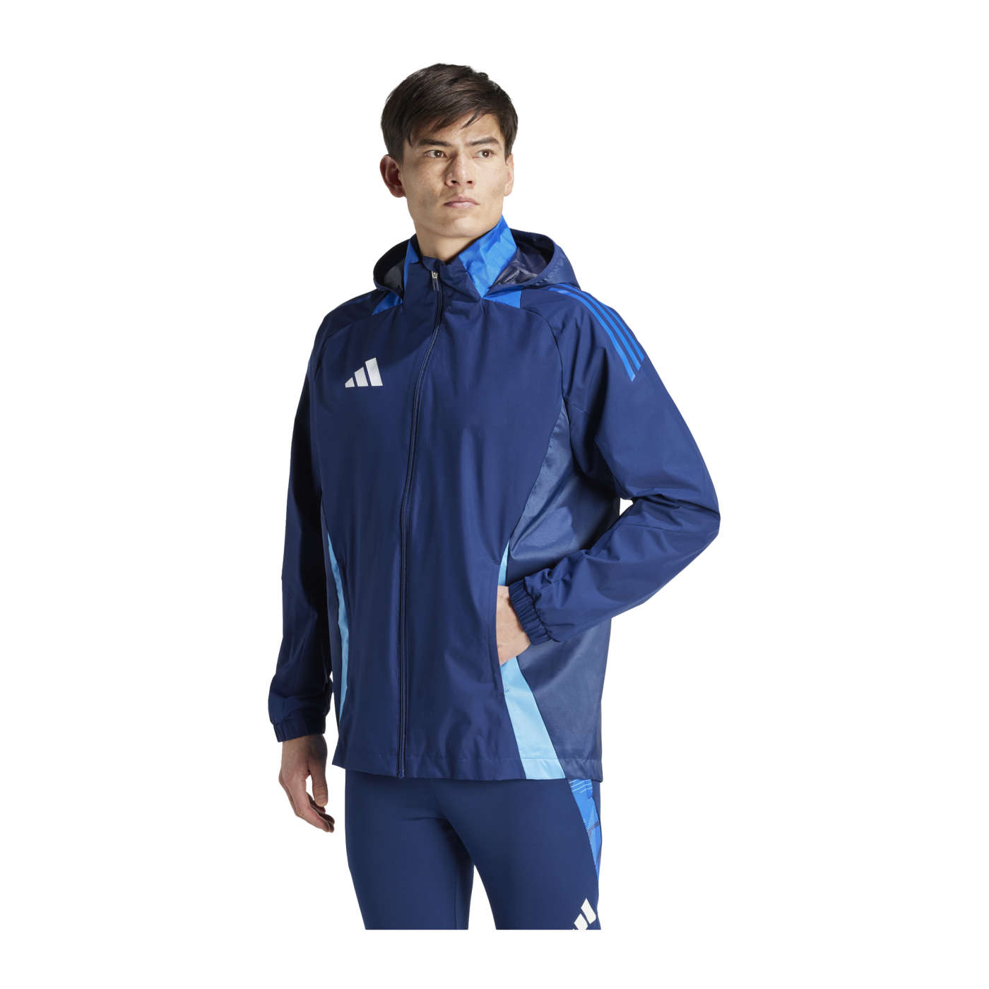 adidas Tiro 24 Competition Allwetterjacke Blau