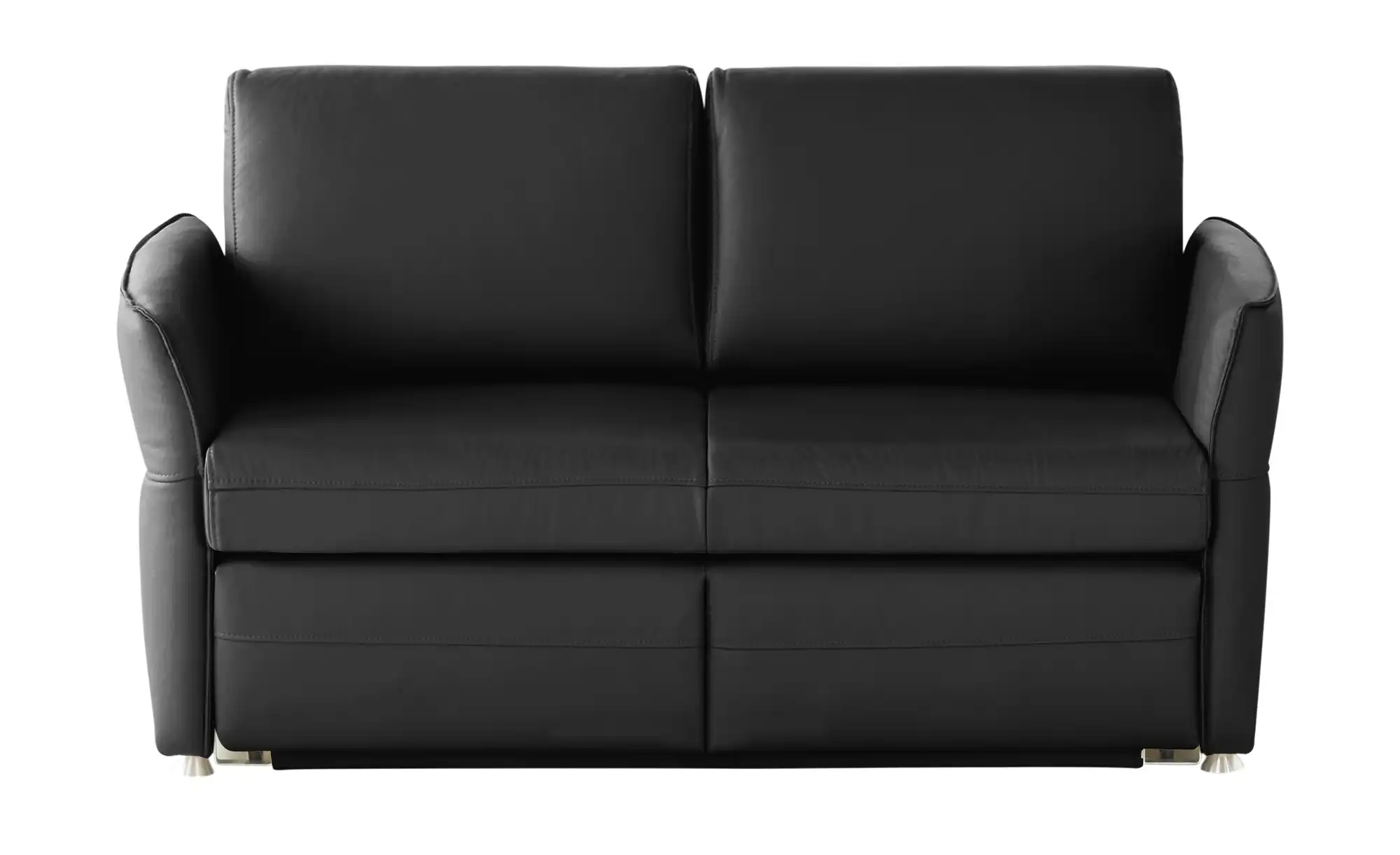 Schlafsofa mit Sitz- und Rückenbezug aus Echtleder