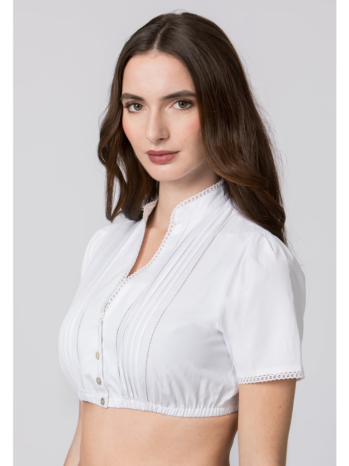 Stockerpoint Stockerpoint Dirndlbluse Ariana in weiss günstig kaufen
