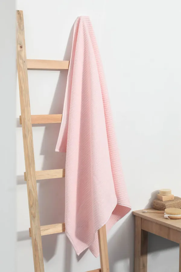 FAVORA  Handtuch - Rosa - Badetuch