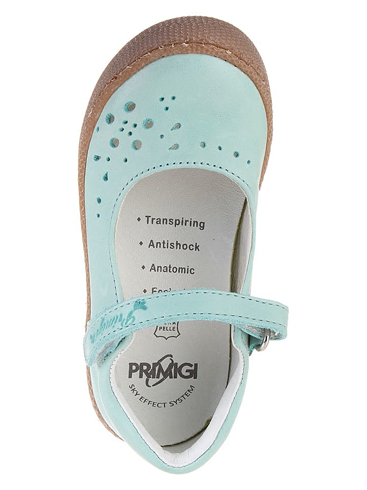 Primigi Leder-Ballerinas in Türkis günstig kaufen 30